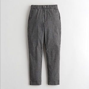 Hollister Plaid Taper Pants